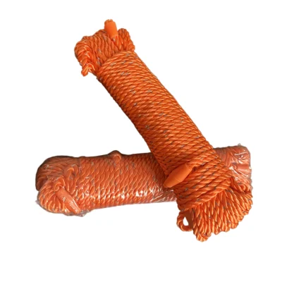 Cuerda que acampa de nylon trenzada reflectante resistente a los rayos UV
